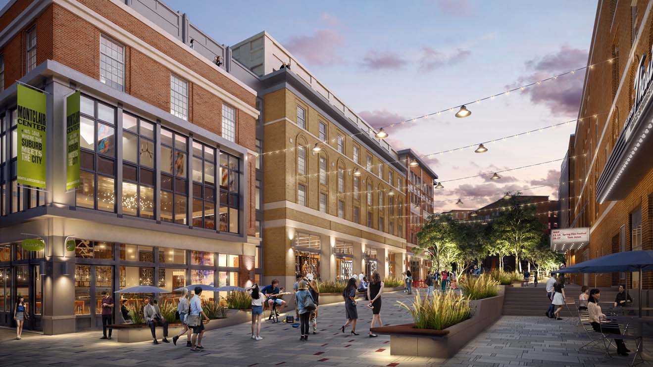 Rendering of the Wellmont Arts District in NJ