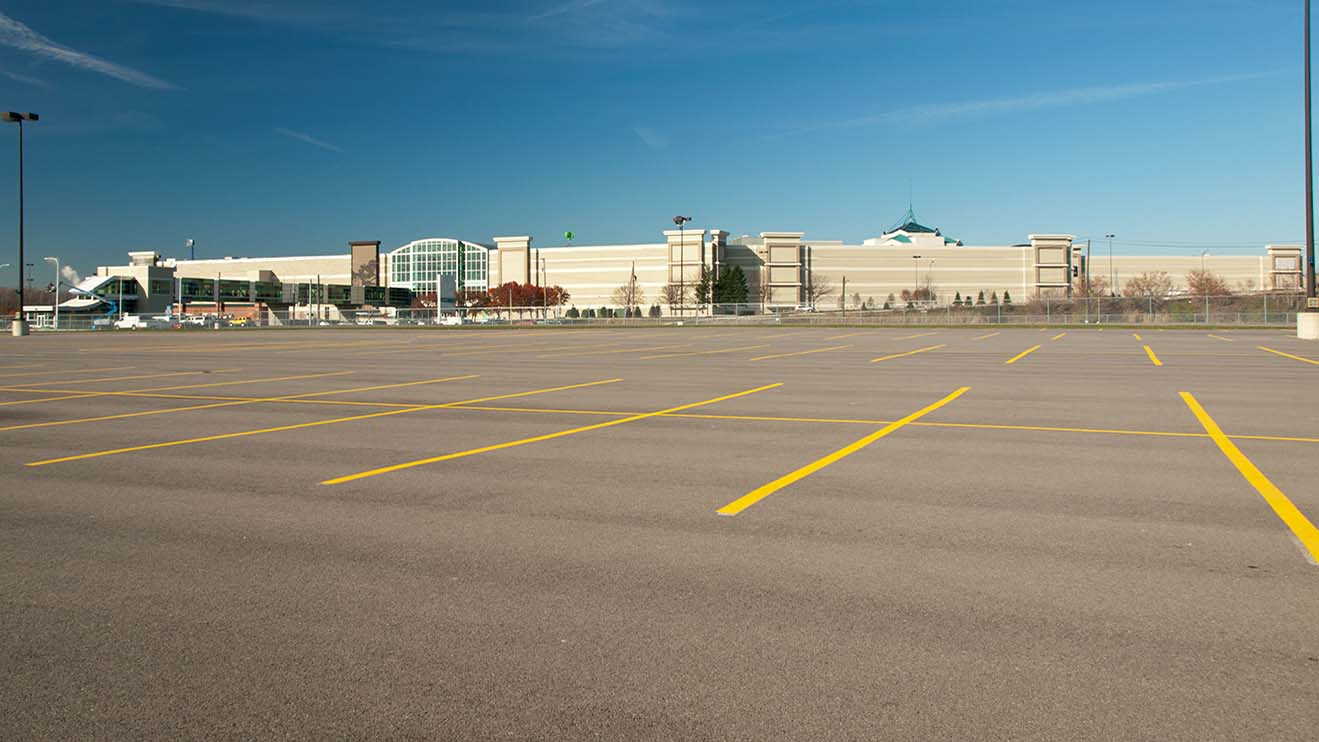 empty parking lot