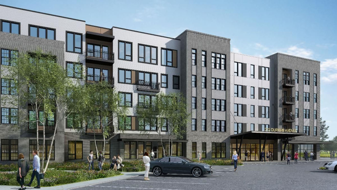 Rendering of a multifamily building