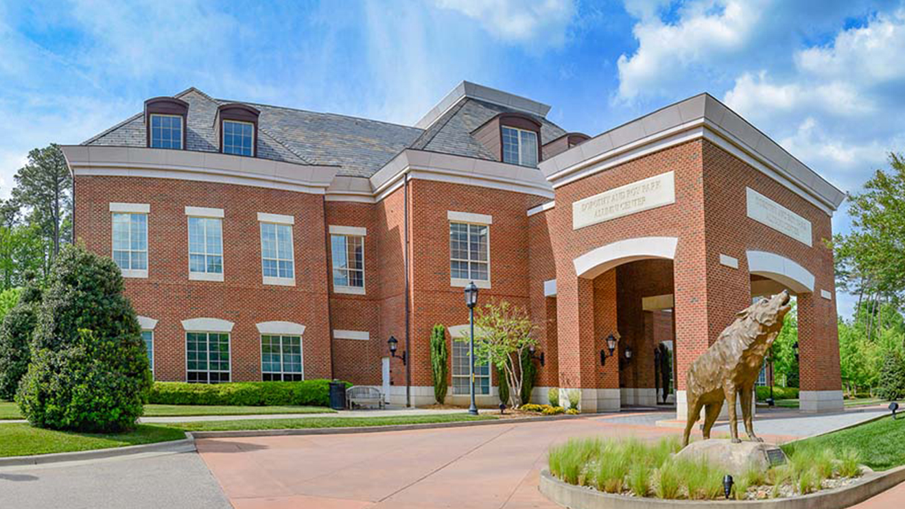 Image of the Park and Roy Alumni Center in Triangle Area North Carolina.