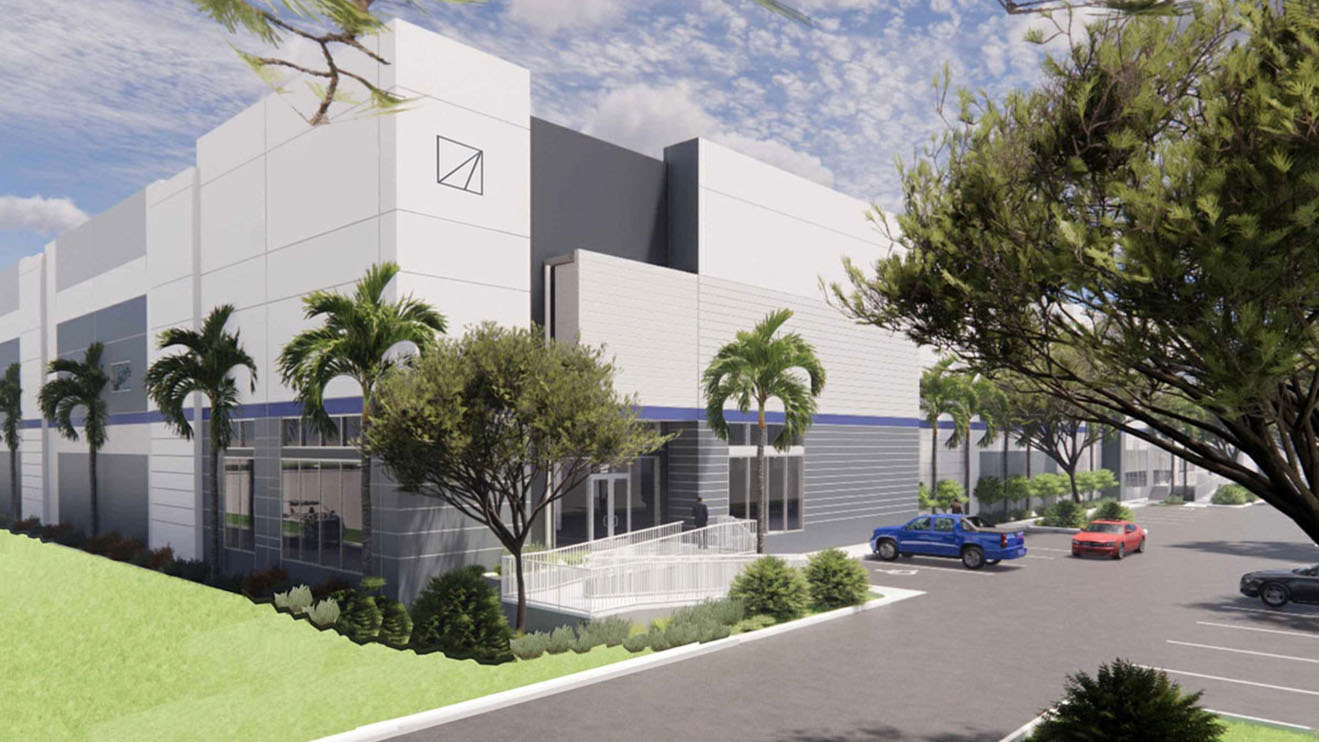 Rendering of an industrial facility in Davie, FL