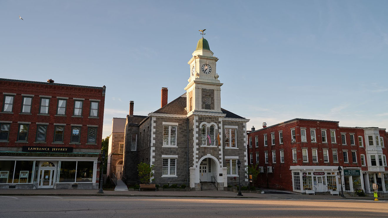 Revitalized Litchfield Courthouse, transformed into the Abner boutique hotel