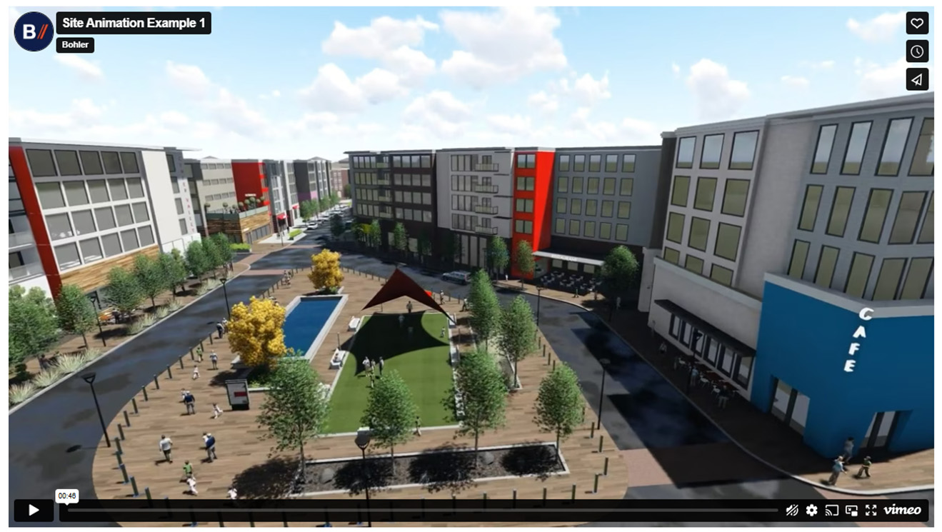 Site animation, video thumbnail