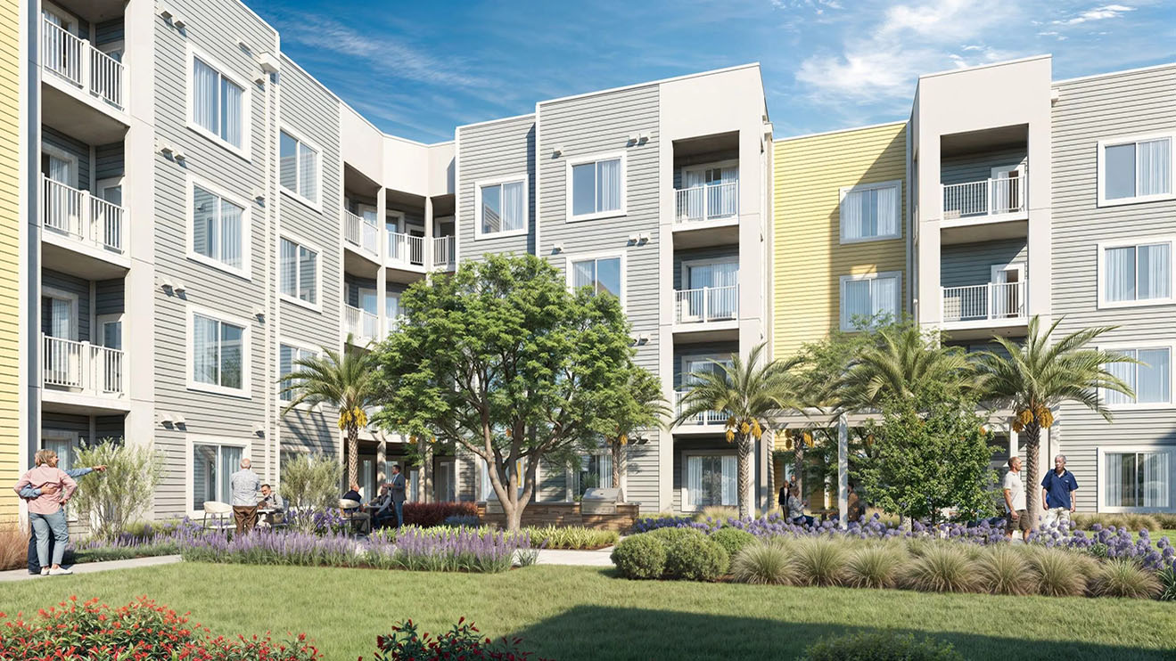 Mid-rise affordable housing multifamily community in Orlando, FL