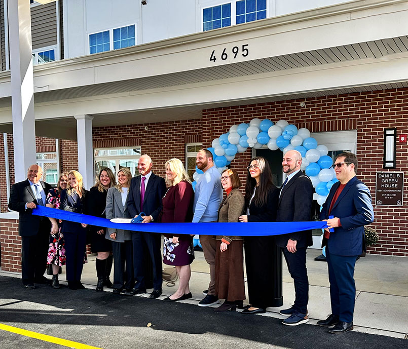 Ribbon cutting, affordable senior housing