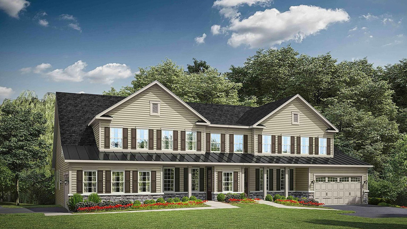 Rendering of a luxury active adult community home model