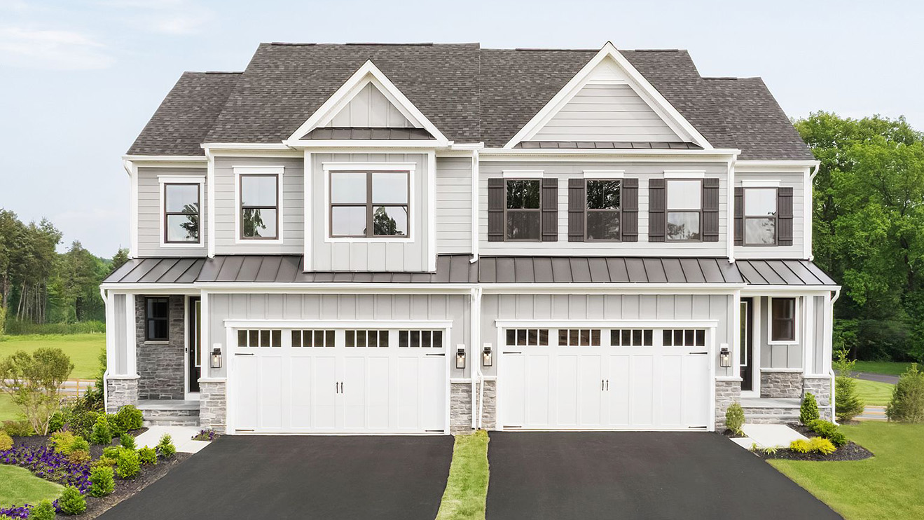 Duplex, townhome, single family home model