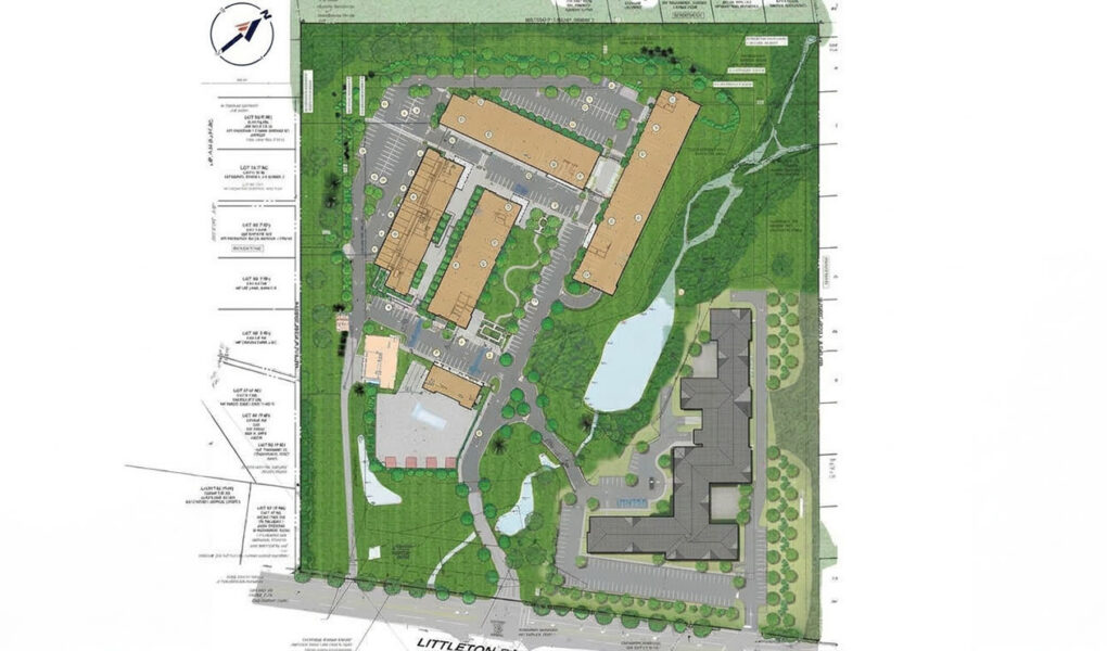 Site plan rendering of an Active Adult 55+ community in New Jersey